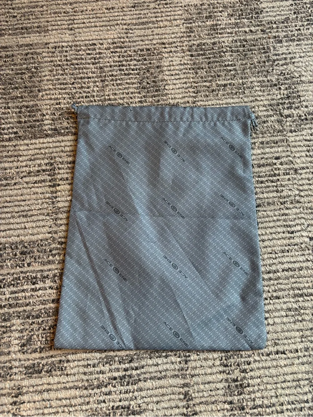 Gray Zippered Garment Bag with 2 dust bags